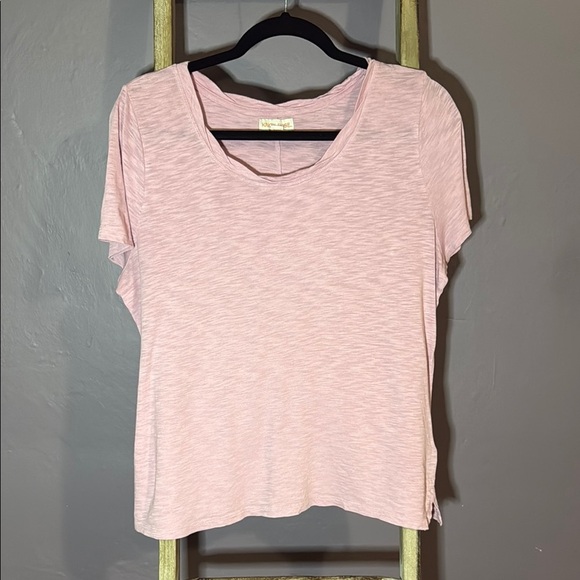 Knox Rose Pink Modal Blend Tee Shirt - Picture 1 of 4
